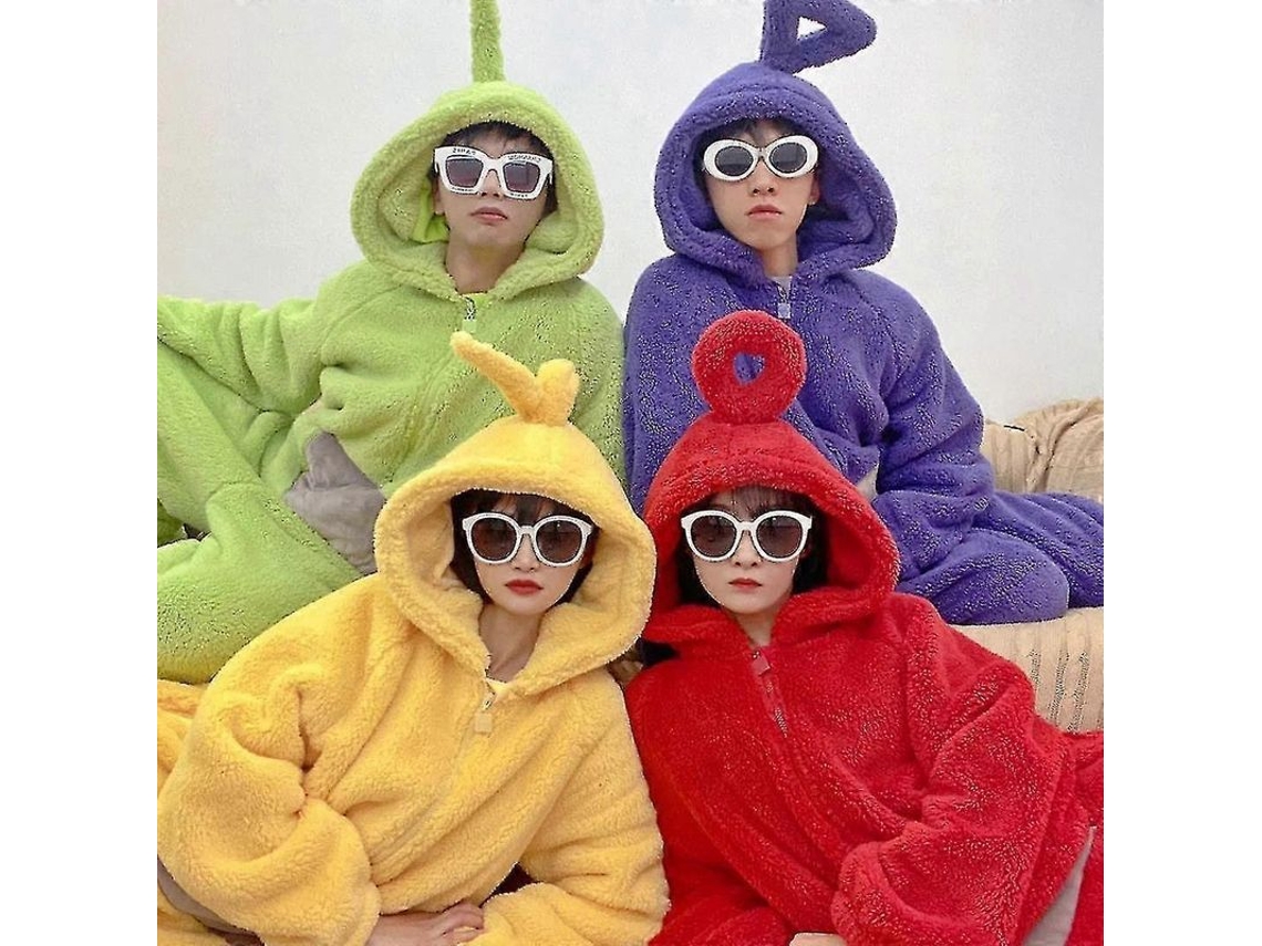 Disfraces De Teletubbies, Monos De Disi, Pijamas De Cosplay De Lala, Ropa De Dormir Para Adultos Con Temática De Animales.