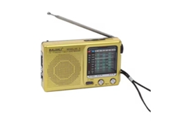 (dorada) Radio Fm Mini Kk9, Radio Portátil De Bolsillo
