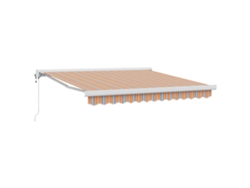 Toldo retráctil multicolor de 300 x 250 x 165 cm, tela y metal, MAISON EXCLUSIVE