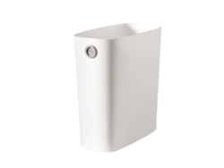 Baok - Papelera rectangular de plástico delgada y estrecha con gran capacidad para baño, dormitorio, cocina, hogar y oficina.