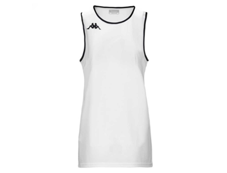 Camiseta sin Mangas de Hombre KAPPA Danca Blanco (XL)