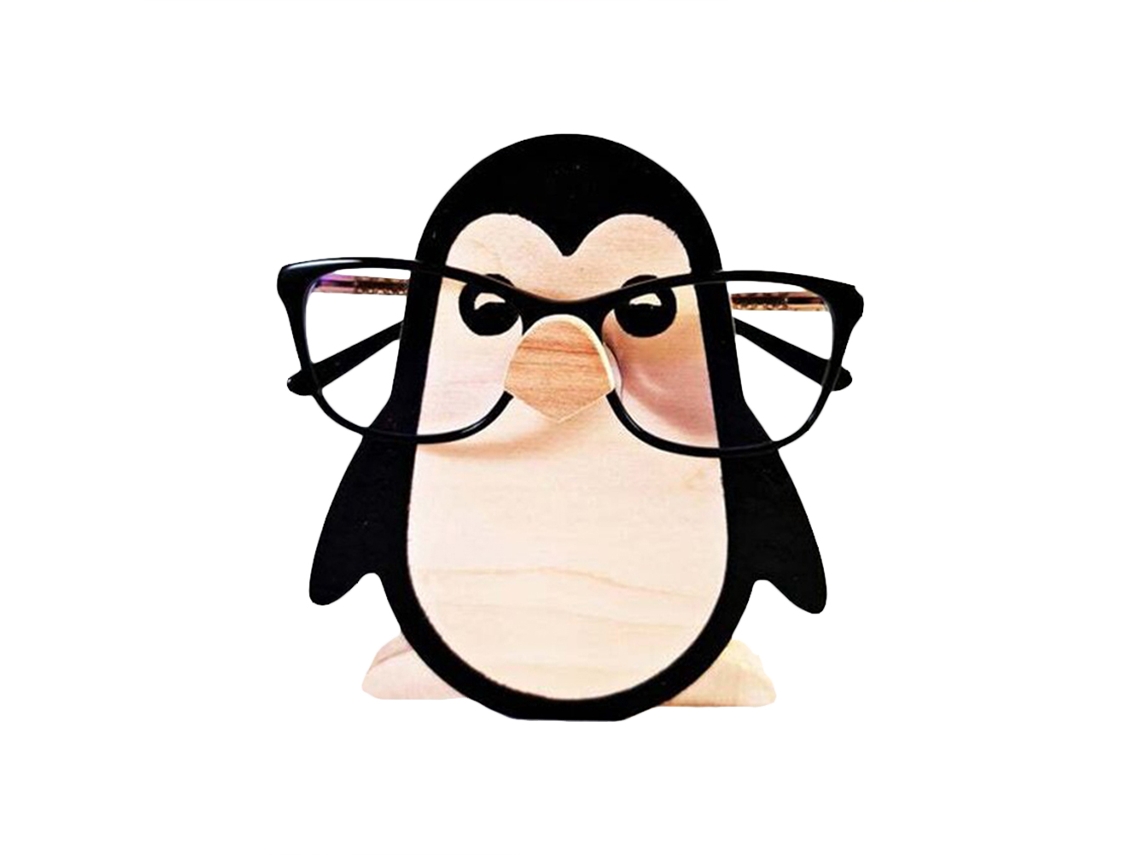 Soporte Decorativo De Madera Para Gafas Con Forma De Animal Para Escritorio U Oficina En Casa.