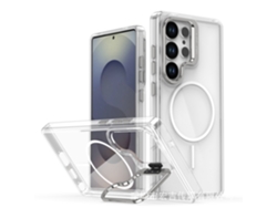 Capa Magnética Transparente Para Celular, Em Cores Vibrantes, Com Proteção Para Branco - Samsung A15 5g