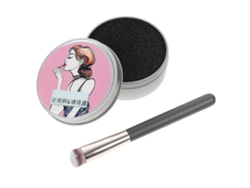 Juego de brochas Rosewell con tapete de limpieza para maquillaje amateur y profesional