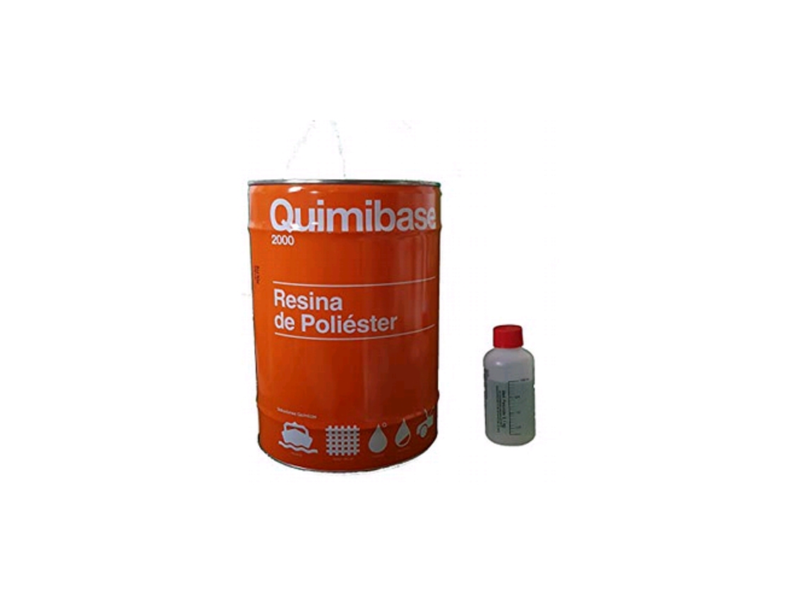 Resina QUIMIBASE Poliester + Catalizador 5Kg