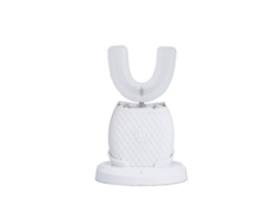 Cepillo de dientes eléctrico GOKOCO, en forma de U, de fácil uso, con inducción ultrasónica, carga automática y cepillo de silicona.