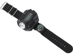 Reloj de pulsera 2 en 1 con linterna LED recargable para senderismo. Relojes con linterna LED integrada. Vayotoy
