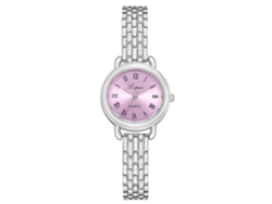 Reloj De Pulsera Ivpai Para Mujer Con Brazalete De Aleación, Estilo Moderno, Color Plata Rosa.