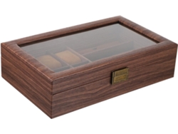 Caja De Almacenamiento De Montres En Madera Rétro Vitrina Para Bracelets Y Colliers De Resistente