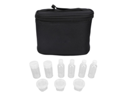 Juego De Tarros De Especias Portátiles De Pet Transparente Con Bolsa Para Camping, Picnics Y Viajes.