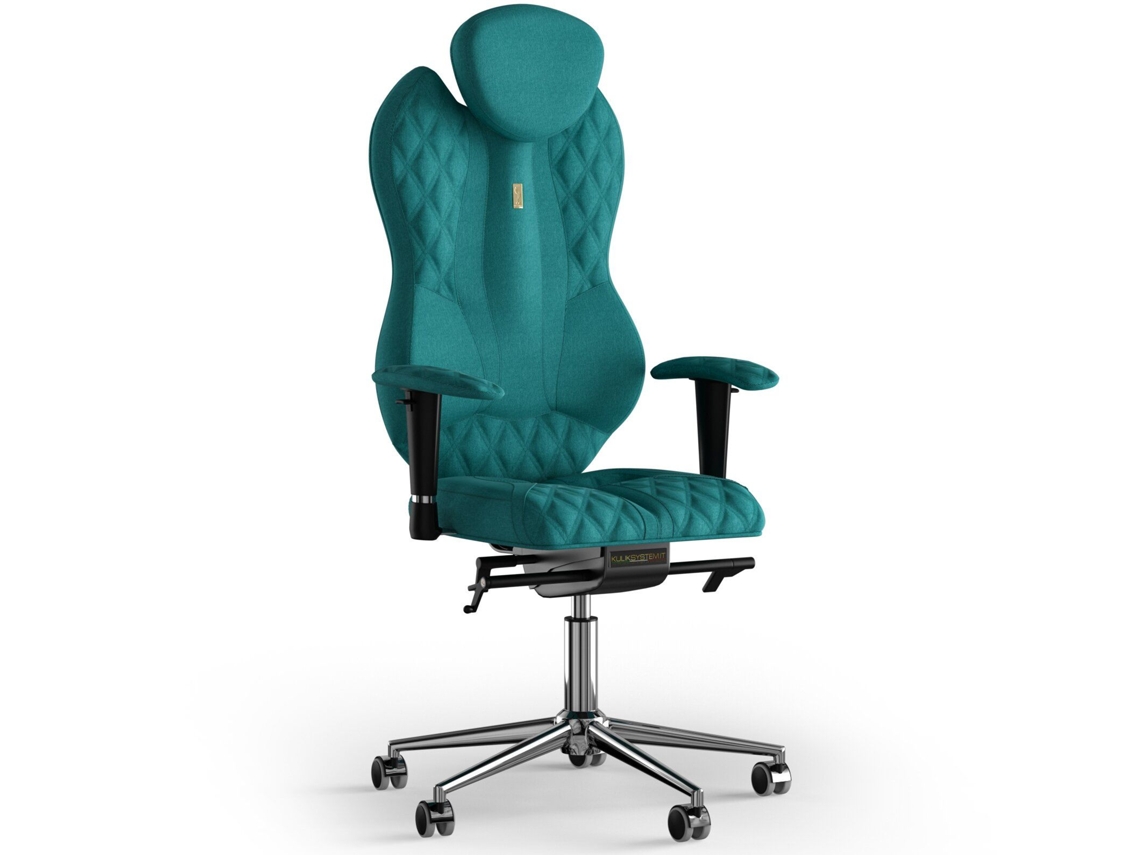 Silla de Oficina KULIK Grande Tejido de Costura (Azur - Aquamarine -130x50x50cm)