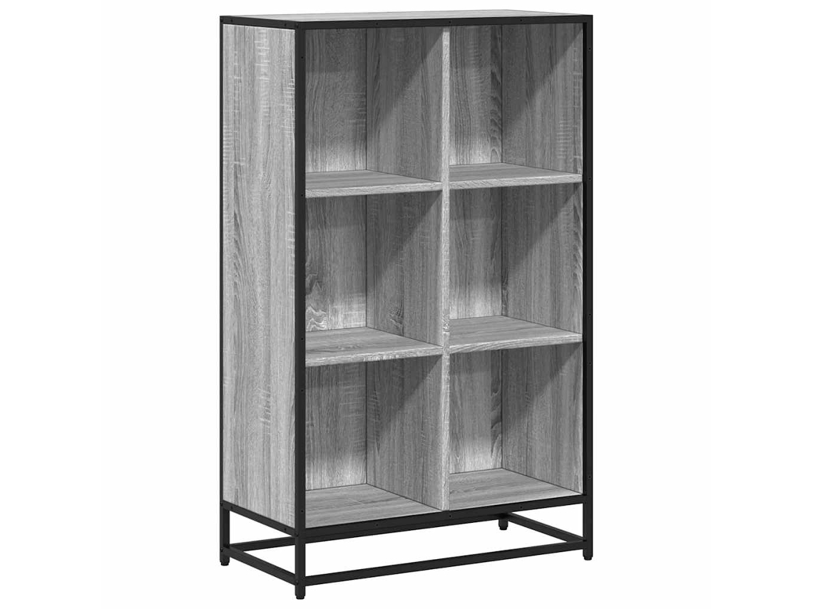 Maison Exclusive - Estantería Madera De Ingeniería Gris Sonoma 65,5x33x107,5 Cm