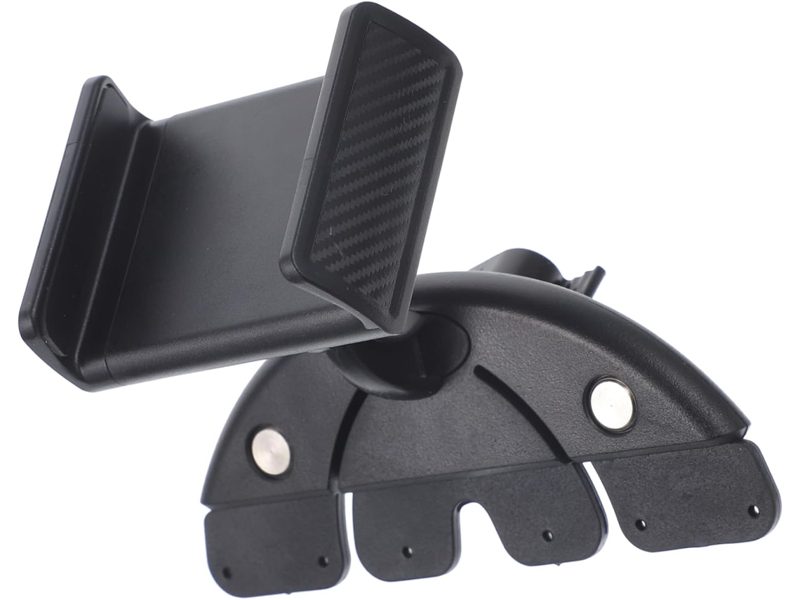 Soporte Giratorio Para Teléfono De Coche Con Puerto Para Cd Y Compatibilidad Con Gps.