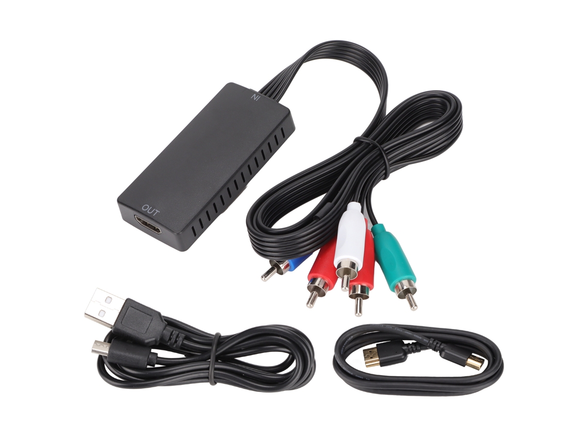 Convertidor De Componente A Hdmi (conversión De Ypbpr A Hdmi 1080p)