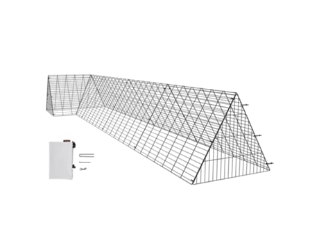 Túneles para pollos VEVOR Túneles para pollos portátiles de 157,5x39,4x24,2 pulgadas para exteriores