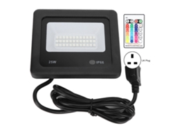 2026-proyector De Luz De Inundación Led Rgb Multicolor 25w Con Control Remoto Para Patio Y Callecita