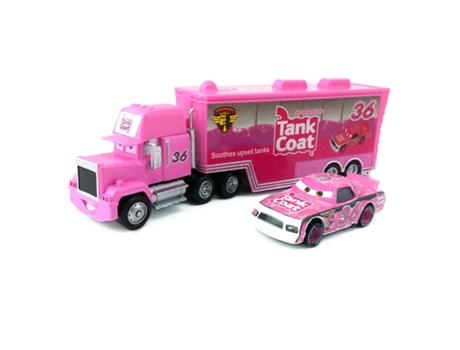 Disney pixar car toys lightning mcqueen number racer mack uncle truck 1:55 diecast metal car model toy boy birthday gift