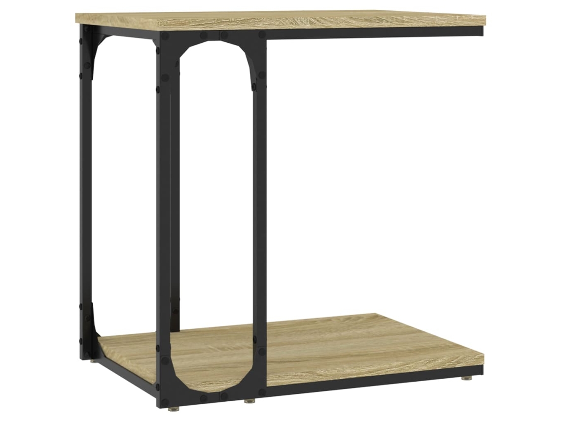 Mesa auxiliar de madera de roble MAISON EXCLUSIVE (50x35x52 cm)