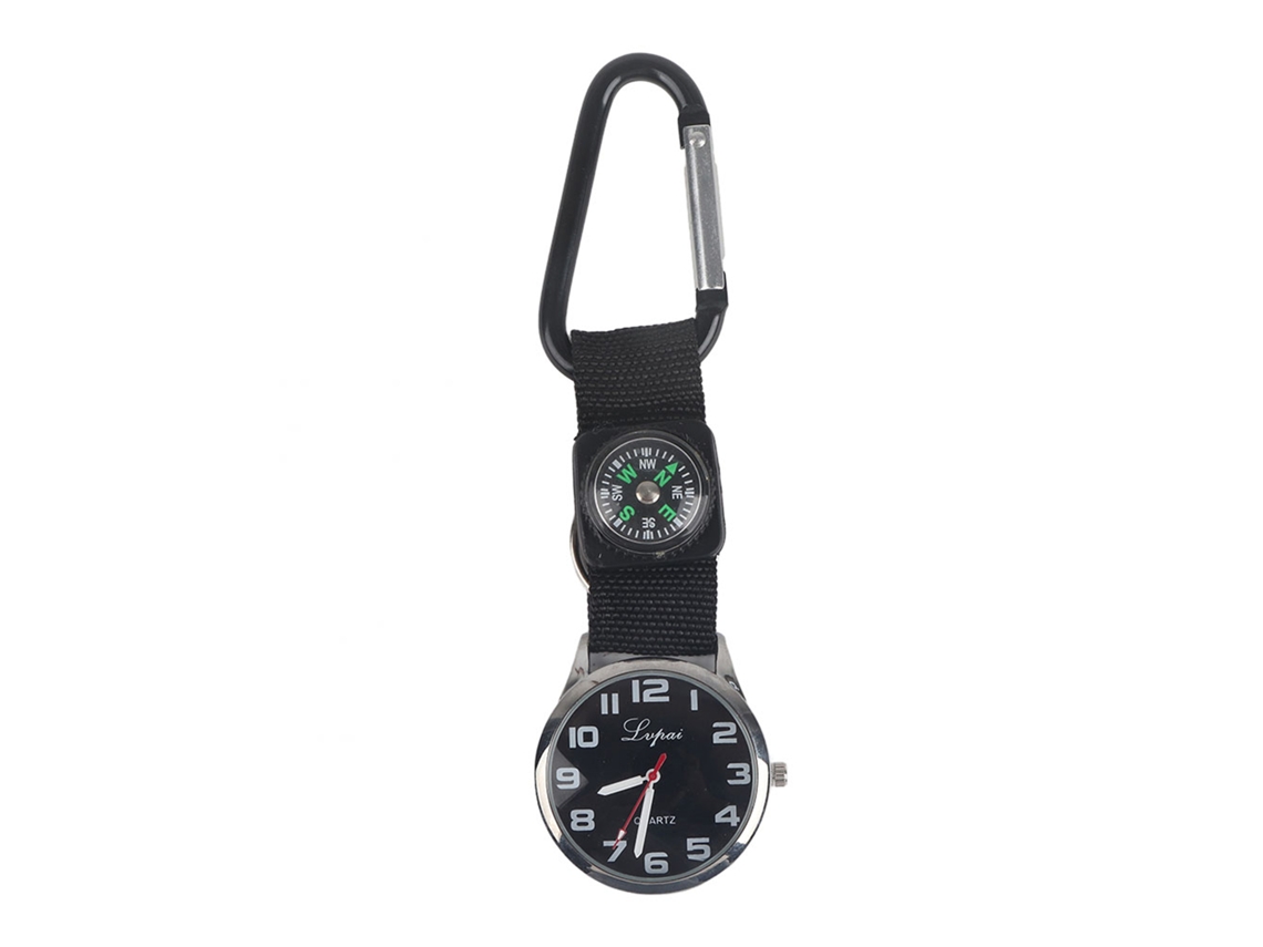 Reloj Deportivo Multifunción Lvpai Con Brújula Y Mosquetón Para Camping Y Escalada Negro