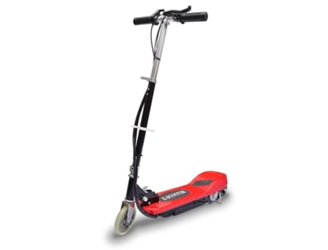 vidaXL Patinete eléctrico 120 W rojo