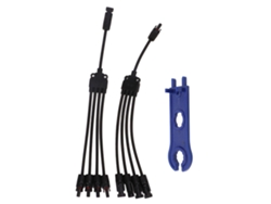 2 Conectores En Y Para Paneles Solares Fotovoltaicos, Ip67, De Conexión Rápida Macho-hembra Con Interruptor, 1500 V Cc, Mmmmf+ffffm.