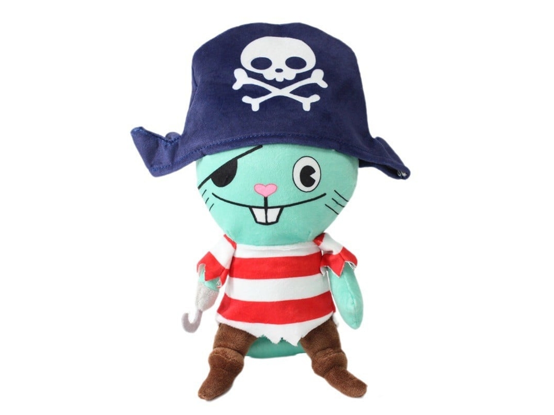 Lindos Peluches De Animales: Erizo Rojo Caramelo, Cordero, Ardilla Y Conejo Pirata.