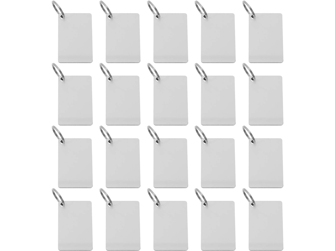 Chaveiros Artesanais Em Mdf, 20 Peças, Impressão Por Sublimação, Pingentes De Madeira Leves E Sem Impressão, Para Projetos Diy.