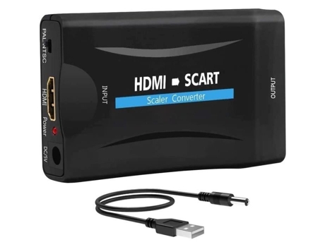 Adaptador Hdmi Scartconversor Hdmi a Scarthdmi entrada Salida Scart Vídeo Compuesto y Audio Estéreo Hdcompatible 189