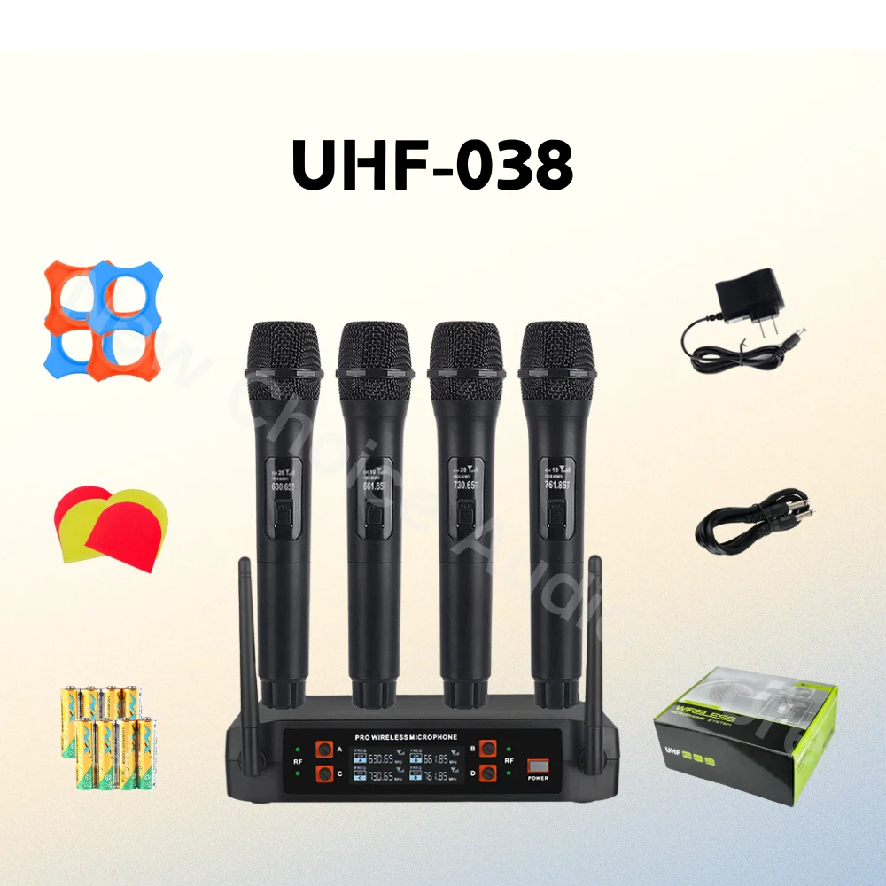 Micrófono Inalámbrico De Mano (estándar Europeo), Micrófono Dinámico De Frecuencia Fija Uhf.