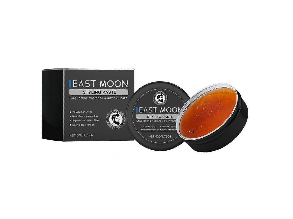 East Moon Men's Hair Styling Suit Lasting Style Refreshing And Greasy Style Natural Hair Wax -hair Oil