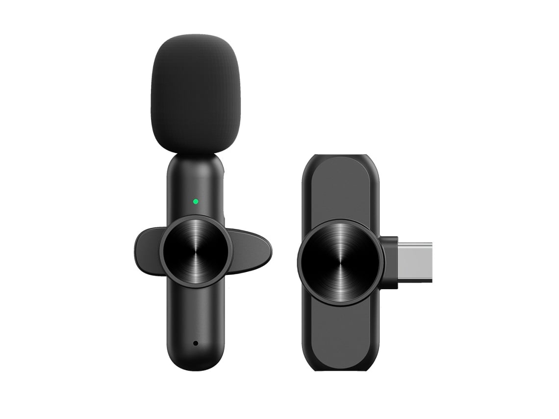Micrófonos De Solapa Inalámbricos Chrui K3 One To One Con Puerto Tipo C Para Teléfonos Android