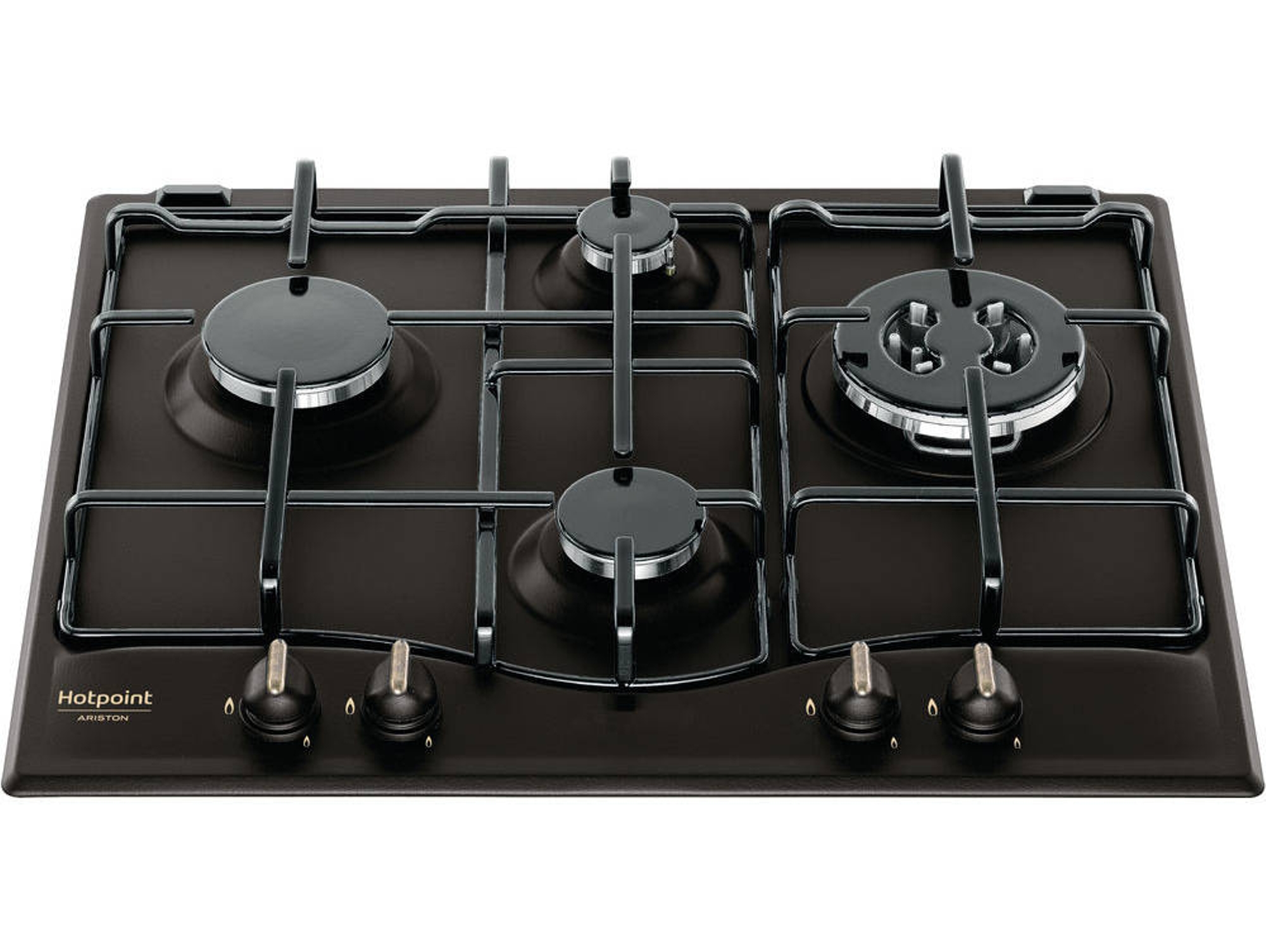 Placa de Gas HOTPOINT PCN 640 T (AN) R /HA (Gas Butano-propano - 59 cm - Negro)