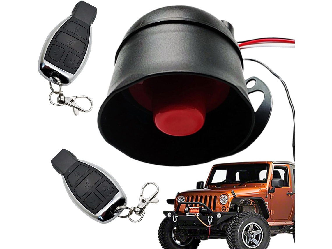 Alarma Antirrobo Para Coche: Sirena De Seguridad De 12 V Con Dispositivo Sensible.