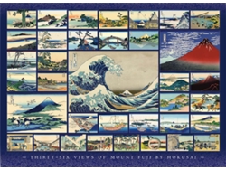 Rompecabezas de Hokusai Cobble Hill, rompecabezas artístico de 1000 piezas