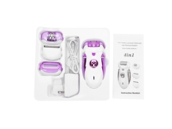 Depiladora eléctrica recargable 4 en 1 para manicura y depilación