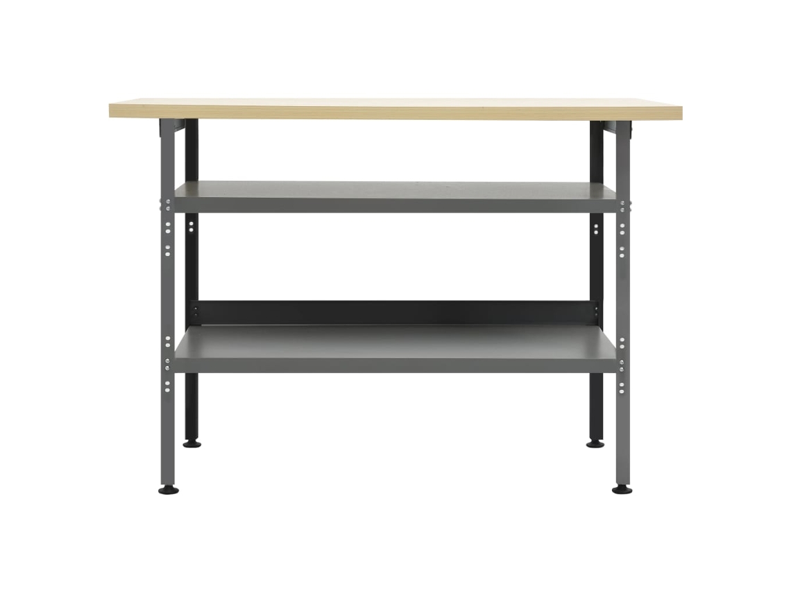 Banco de trabajo 120x60x85 Cm Acero Gris MAISON EXCLUSIVE