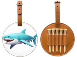 Bolsa de golf Cyber Shark Byte, negra, fácil de transportar y más eficiente para jugar al golf.