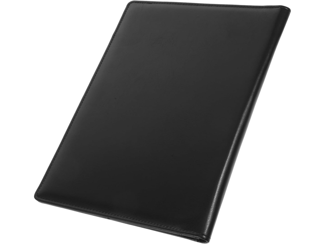 Maletín multifuncional de piel negra con estructura de aleación de aluminio. SFUSHOS