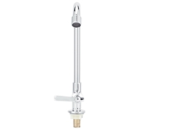 Grifo giratorio de acero inoxidable de 360° para fregadero de cocina y baño, agua fría.