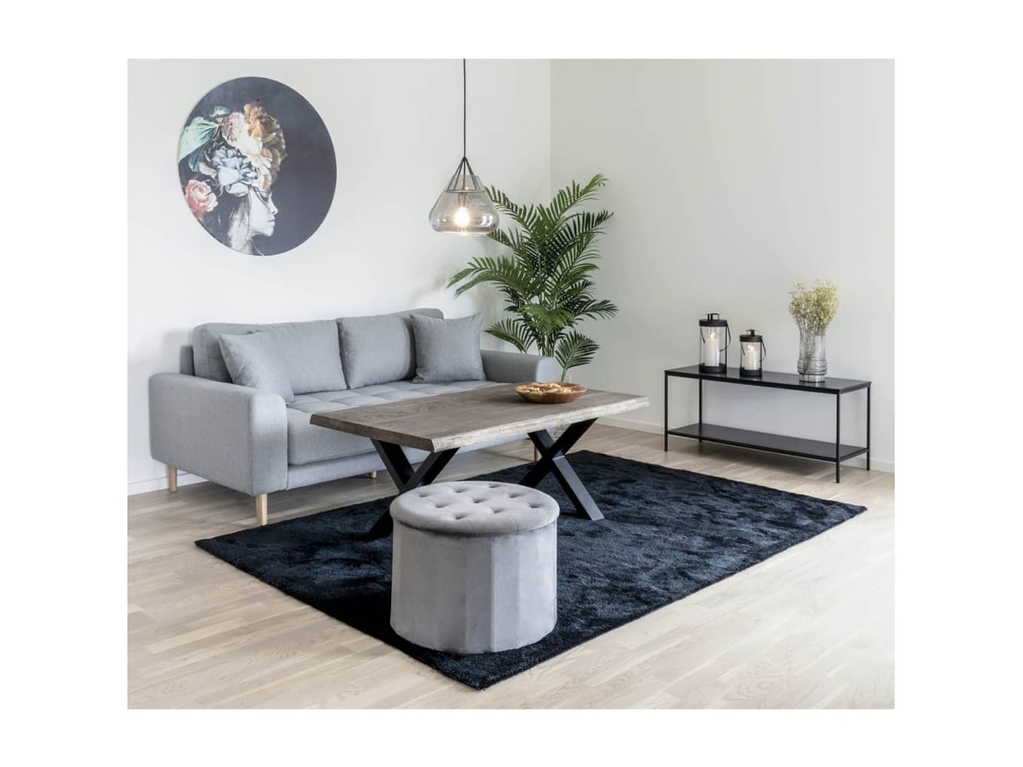 HOUSE NORDIC Soporte Para Tv Con 2 Estantes Avery Negro