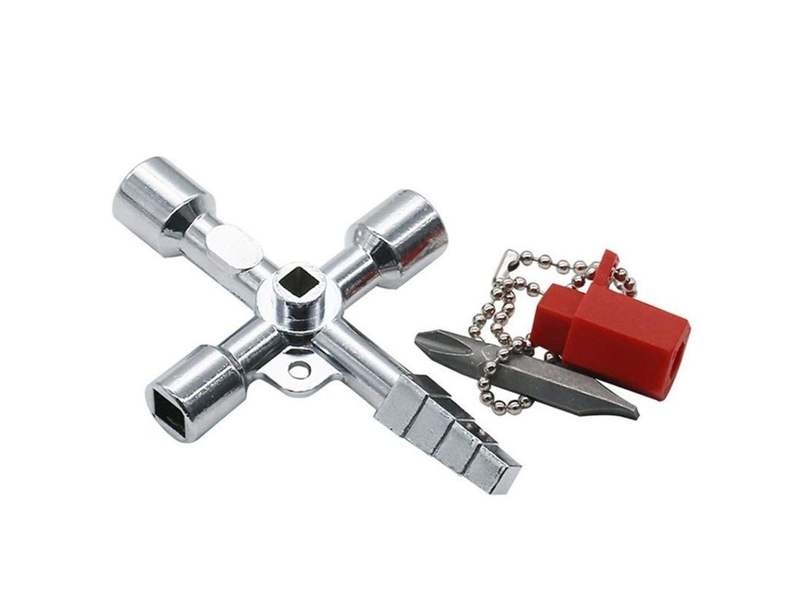 Llave Triangular Y Cuadrada Universal Para Armario Eléctrico De Ascensores De Tren, Llave En T De Alta Calidad.