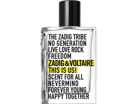 Perfume ZADIG & VOLTAIRE This Is Us ! Eau de Toilette (50 ml)