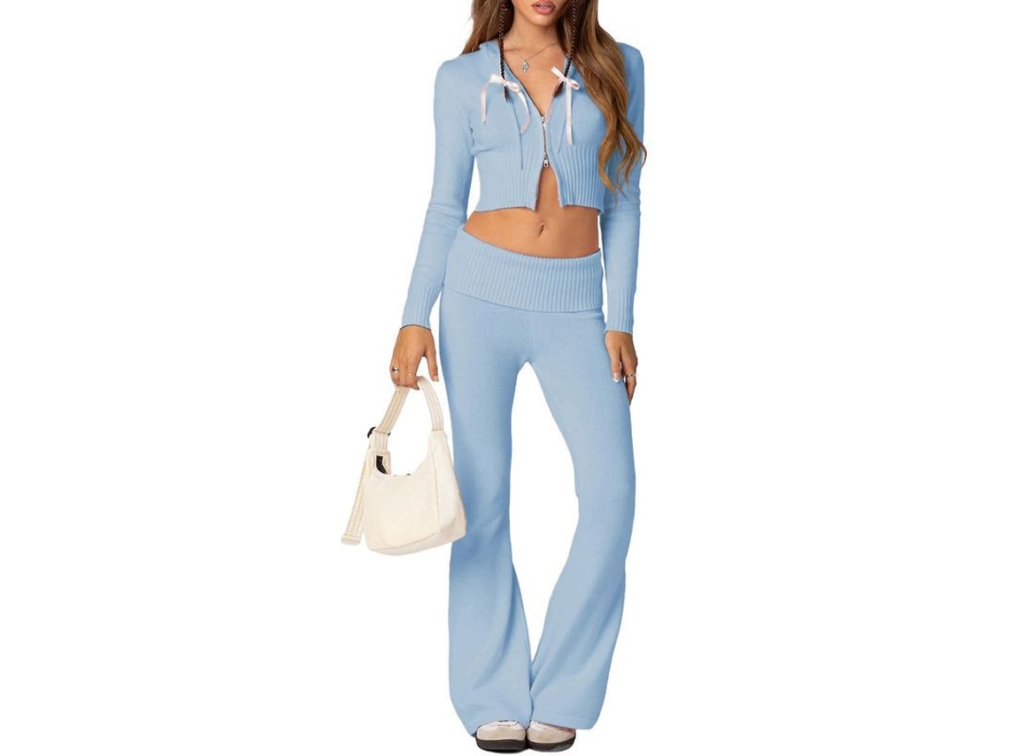 2026-conjunto De Dos Piezas Para Mujer Navideño Y2k: Sudadera Con Capucha De Manga Larga Y Pantalones Deportivos De Tejido