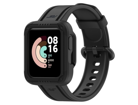 Correa Smartwatch para Xiaomi Redmi Watch 2 Lite Silicona Color Sólido (Negro)