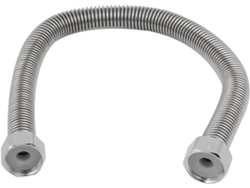 Manguera de entrada de agua de fuelle de acero inoxidable de 40 cm con rosca F1/2'' 'g1/2' de 20 mm CHABERLU