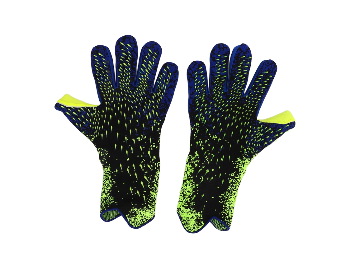 Rebe-guantes De Portero De Fútbol Con Latex Grueso Antideslizante Transpirable Y Amortiguación Para Entrenamiento Y Competencia Talla 8 Fluorescente
