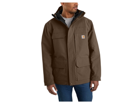 Casacos CARHARTT Casaco Super Dux Bonded Chora Castanho M