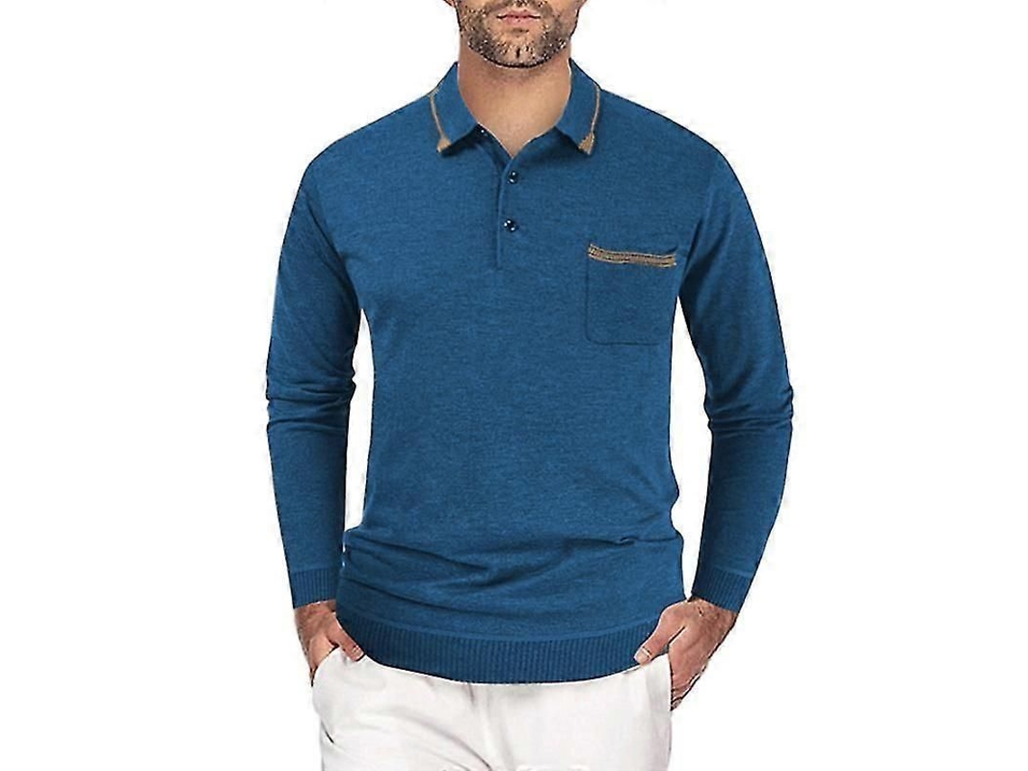 Camisas De Manga Larga Com Botões Para Homens Listradas Com Gola Lapela Tamanhos M L Xl Xxl Outono Inverno Casual Trabalho Festa