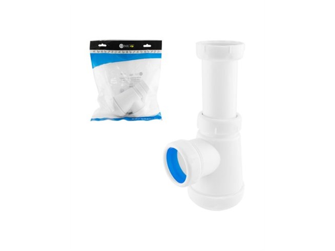 Sifón extensible para botellas [Marca] Salida horizontal Reductor de 1-1/2" de 40 mm a 32 mm