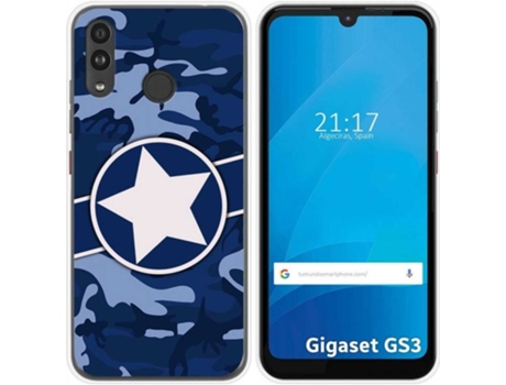 Carcasa Gigaset GS3 TUMUNDOSMARTPHONE Camuflaje 03 Multicolor